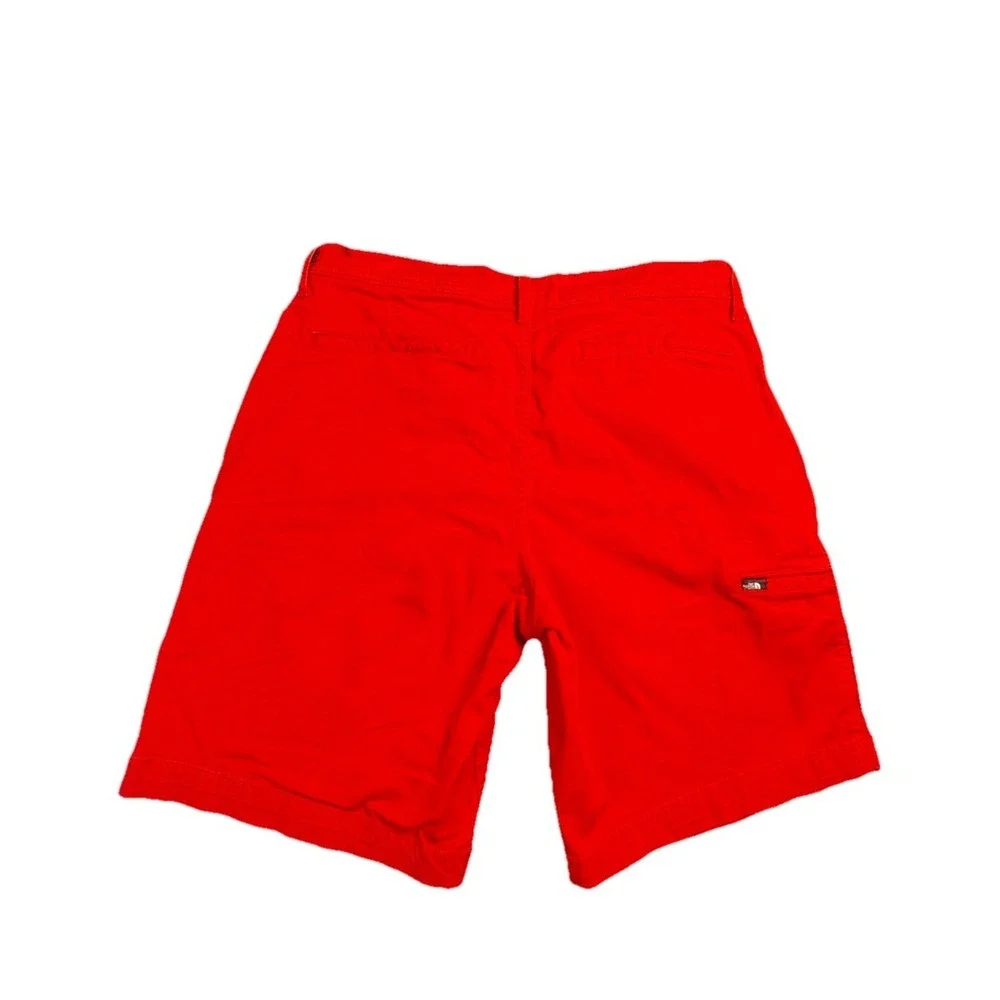 The North Face Men's Red Chino Hiking Shorts Size 32‎ Stretch Outdoor Casual